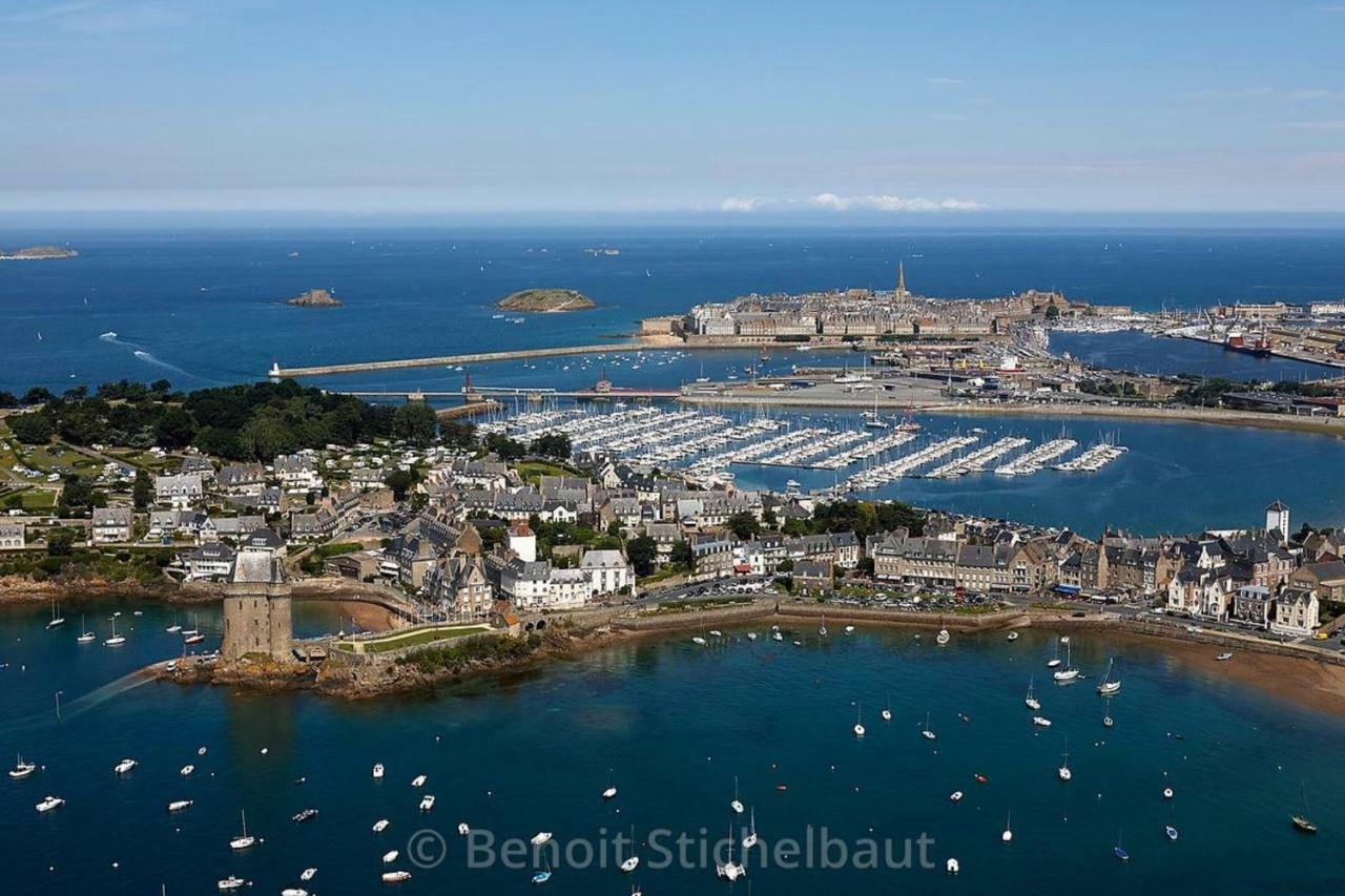 Logement Entier Saint Malo Vue Mer, Proche Ferry, Commerces Et Plage Solidor 50 M Exterior foto